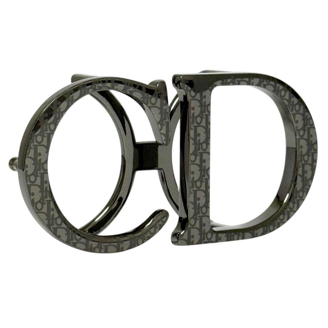 ディオール　メンズ　CD ベルト　バックル　35mm　ガンメタル色　オブリーク