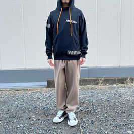 VR × IBRAHIM HOODIE / BLACK | delicious-crepes.com