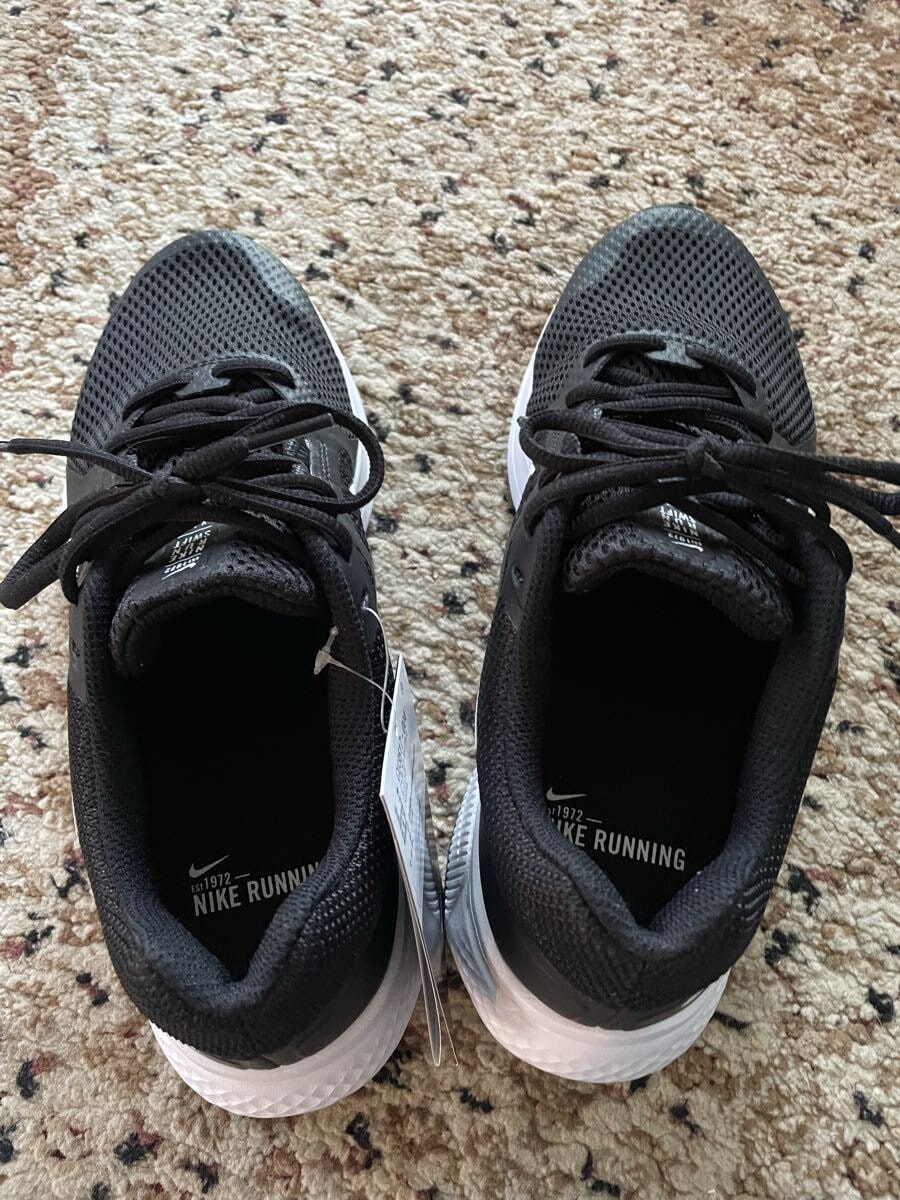 メンズ　ブラック ナイキ スニーカー　25.5