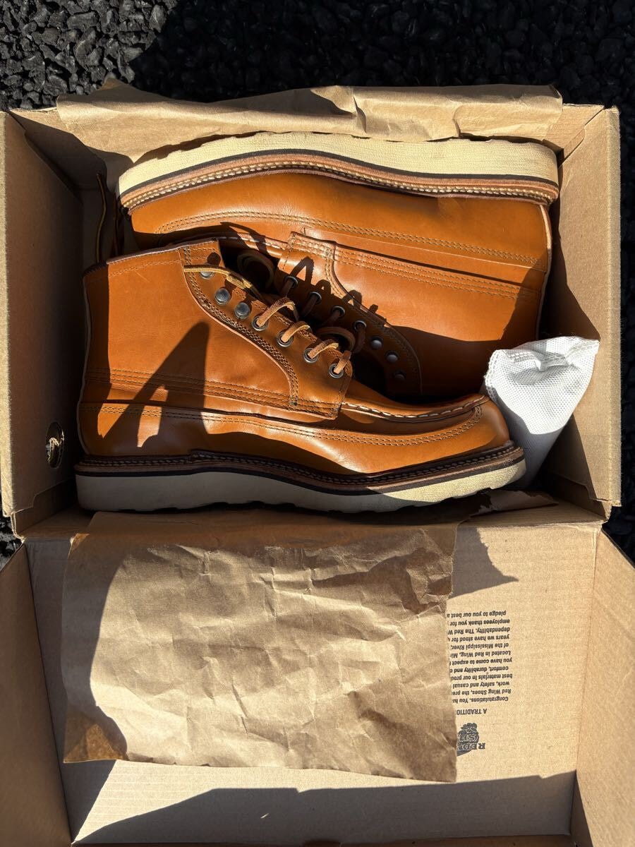 レッドウィングカヌーモック9850ゴールドラセットセッター50周年モデル　ビームス別注　 US8