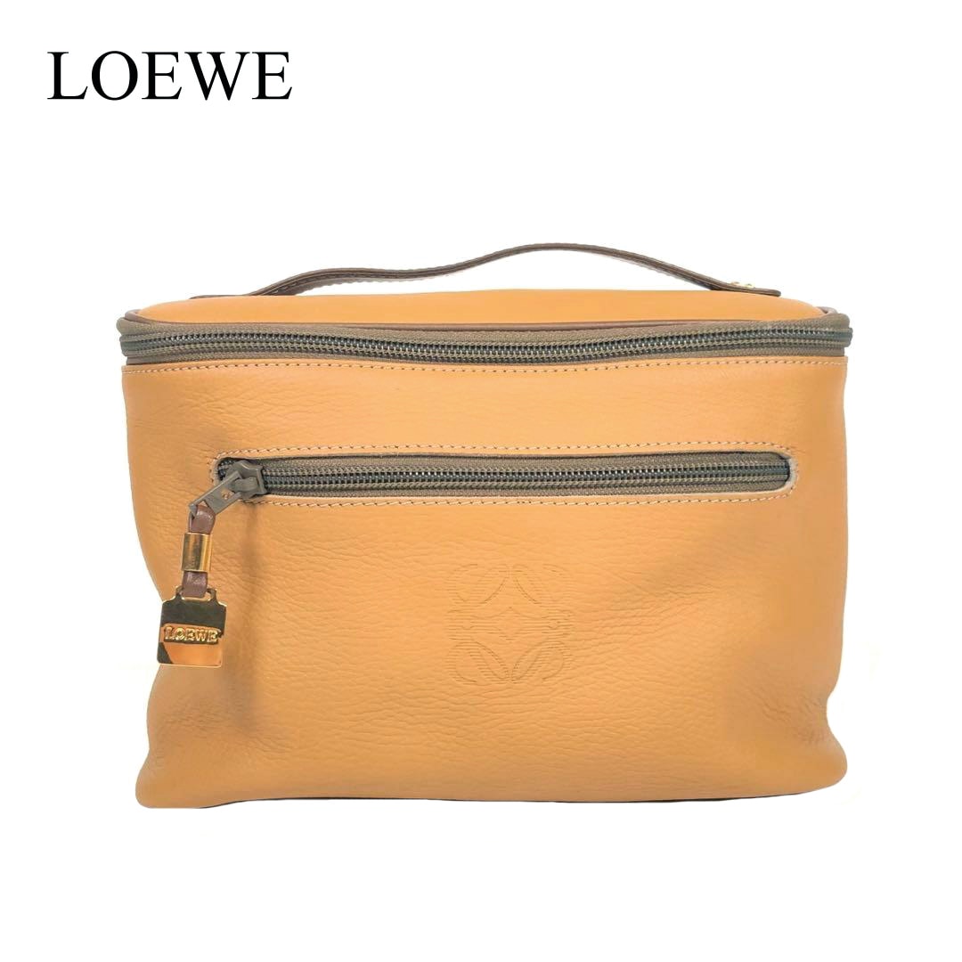 ロエベ アマソナ バニティ ハンドバッグ コスメポーチ 小物入れ