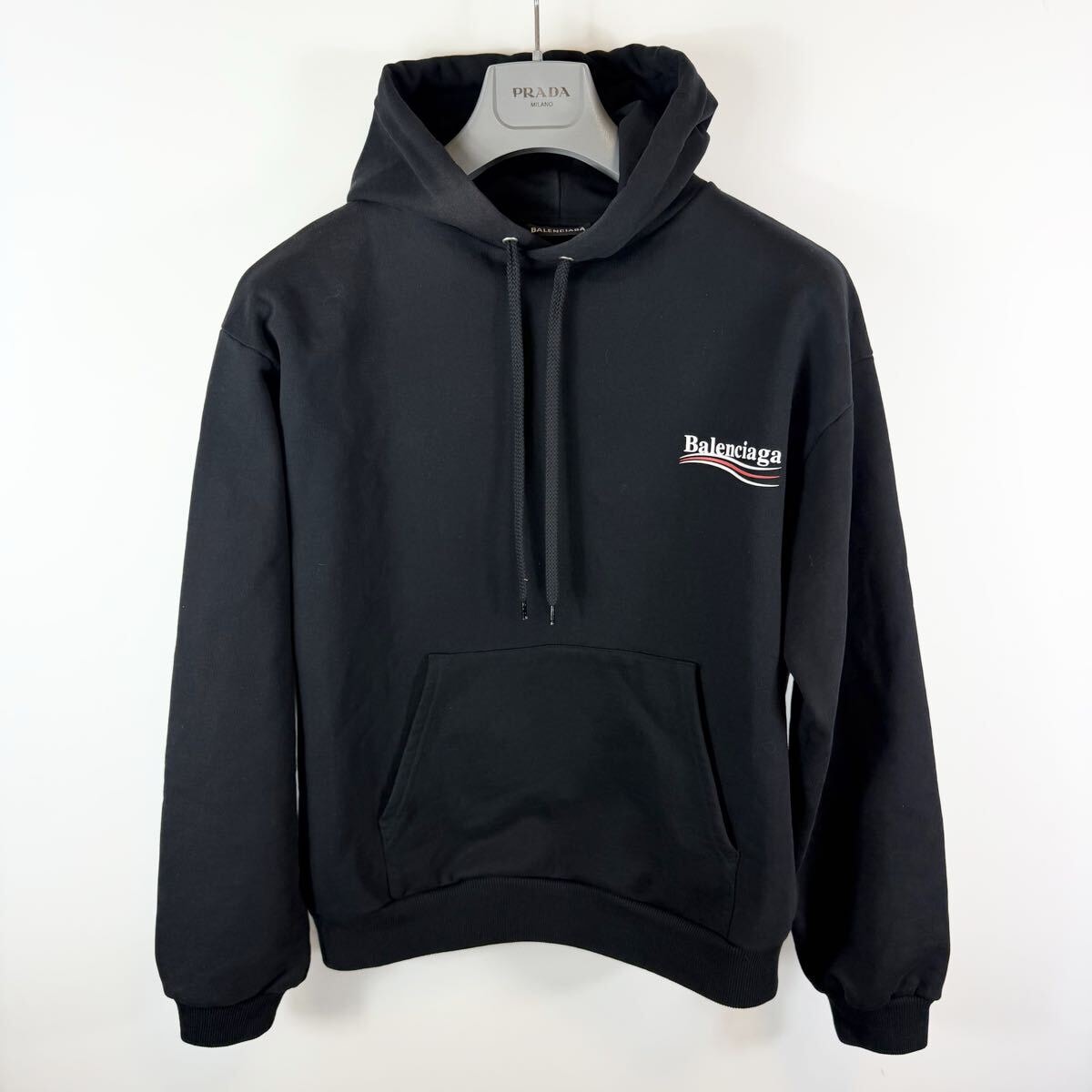 BALENCIAGA キャンペーンロゴ スウェット パーカー バレンシアガ