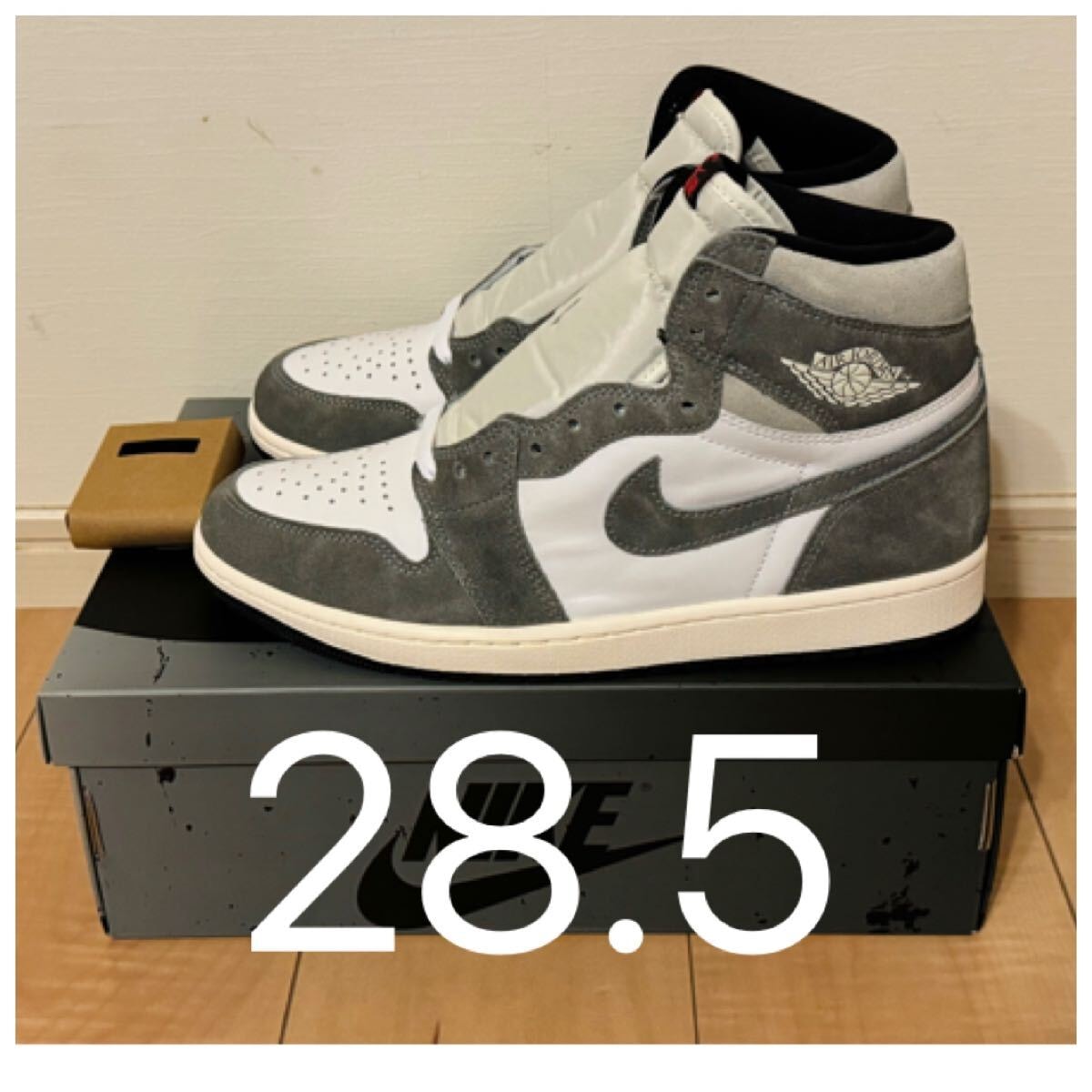 28.5 Nike Air Jordan 1 Smoke Grey ナイキ エアジョーダン1 ブラック アンド スモークグレー