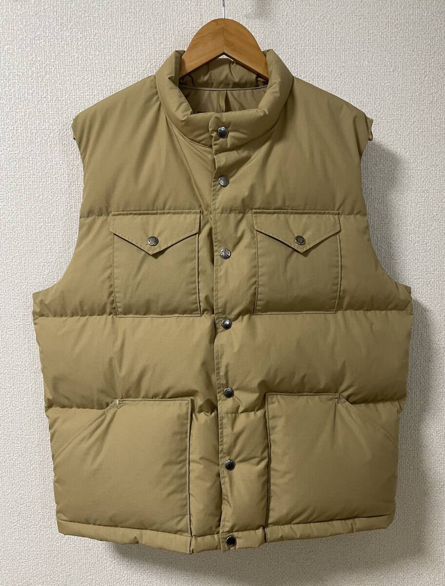 THE NORTH FACE ノースフェイス ND2362N nanamica ナナミカ パープルレーベル シエラダウンベスト 65/35 ベージュ サイズM　定価47300円