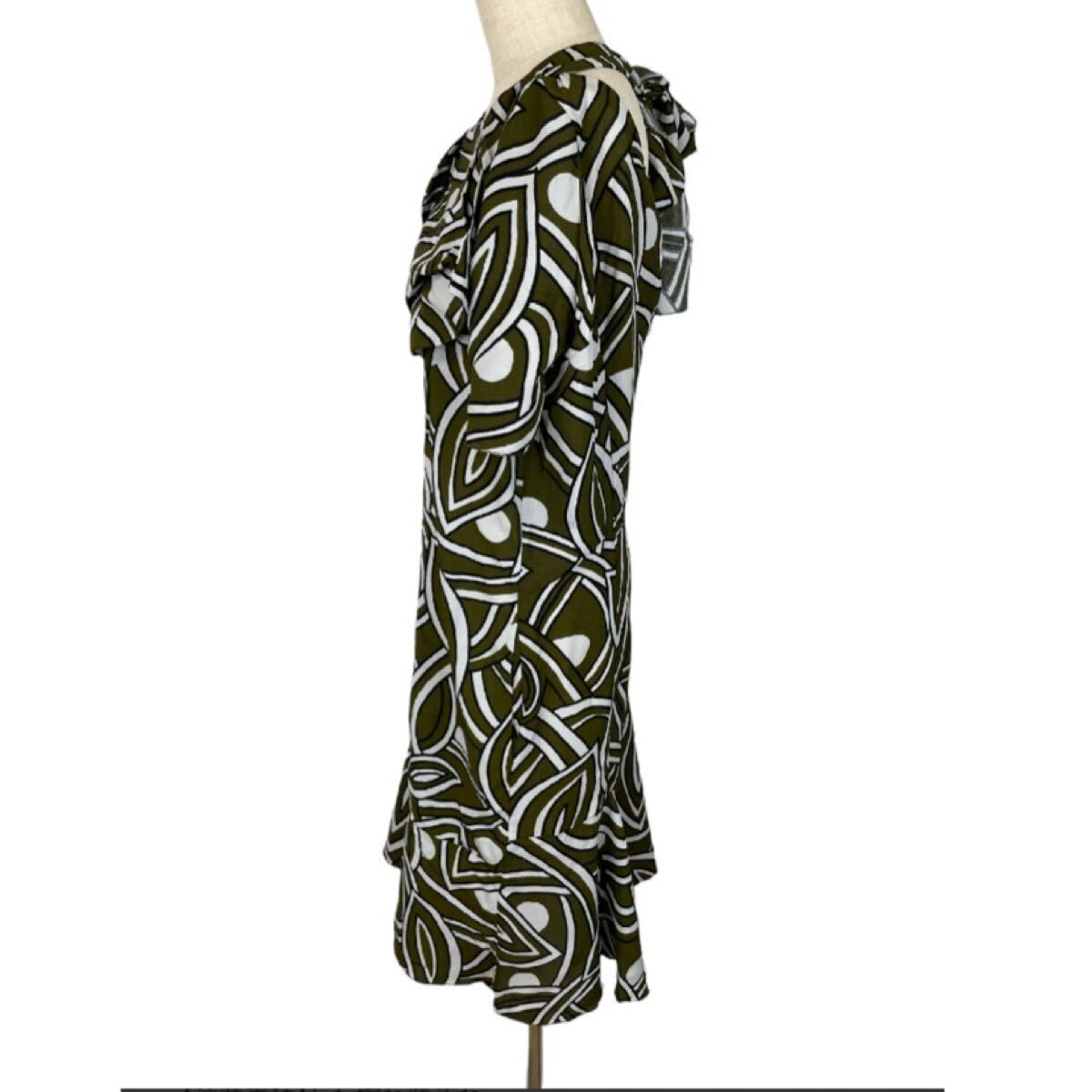 MARNI マルニ 定価12.7万円 未使用 総柄ワンピース イタリア製 38 新品・未使用(ワケあり)】MARNI マルニ 総柄ワンピース