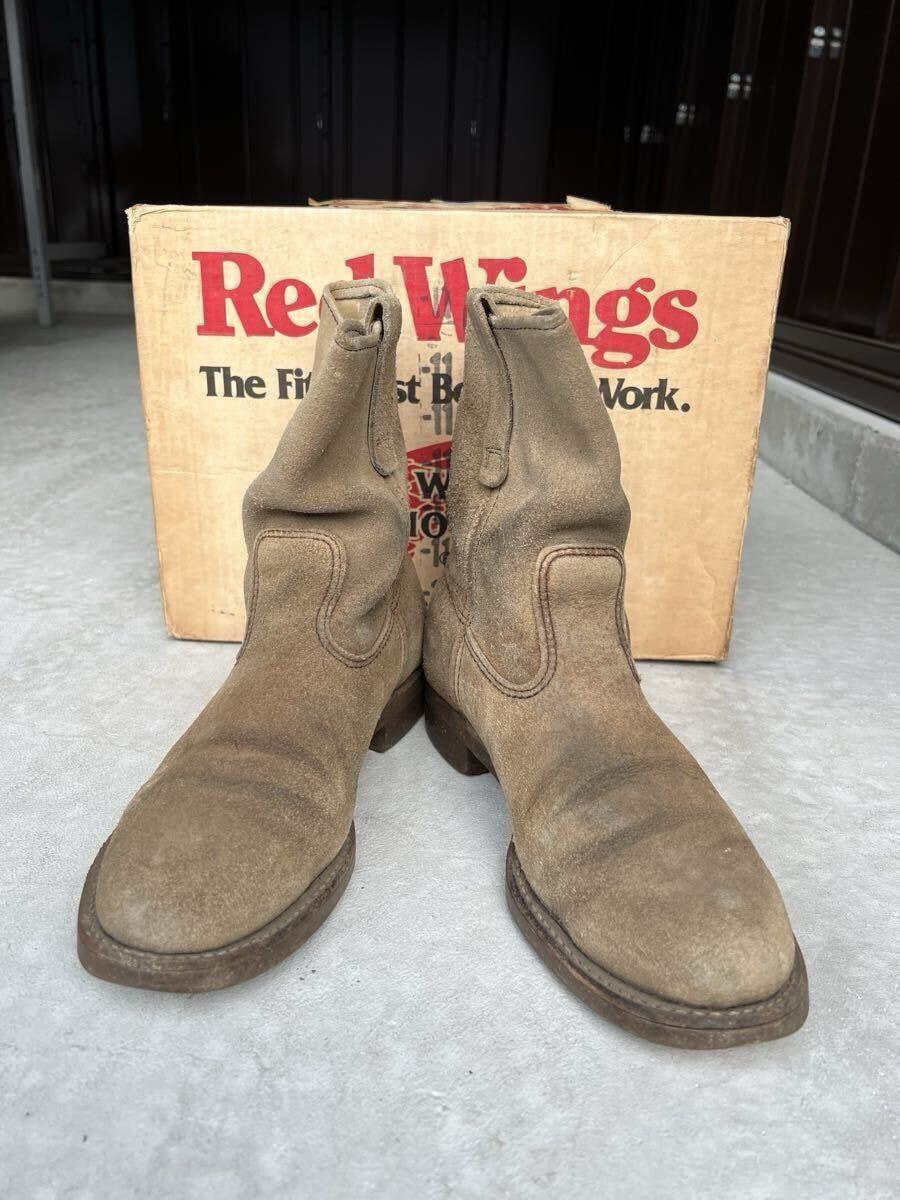 ＜レッドウィング ペコスブーツ 1188 （旧羽根タグ 7D 箱付）＞