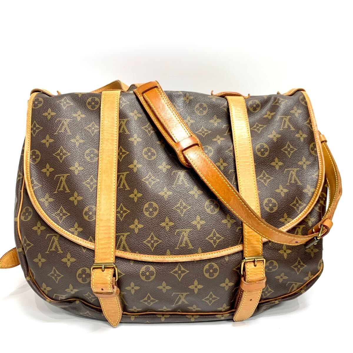 LOUIS VUITTON ルイヴィトン モノグラム ショルダーバッグ ソミュール