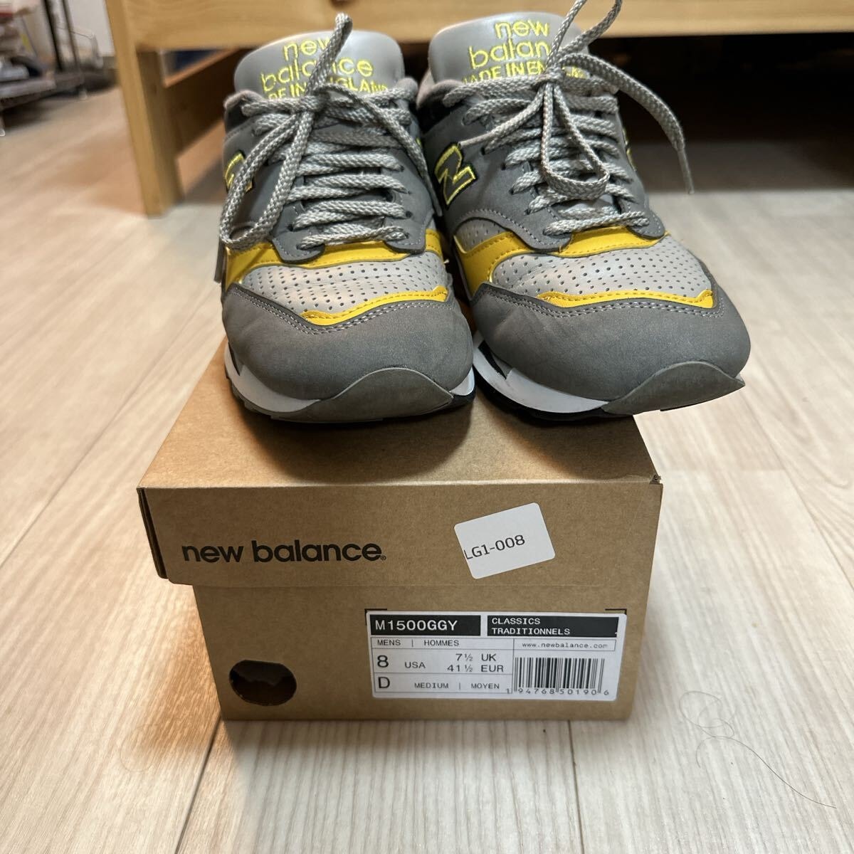 ［日本未発売モデル］NEW BALANCE ニュー・バランス MG1500GGY グレー SIZE 26cm［美品］