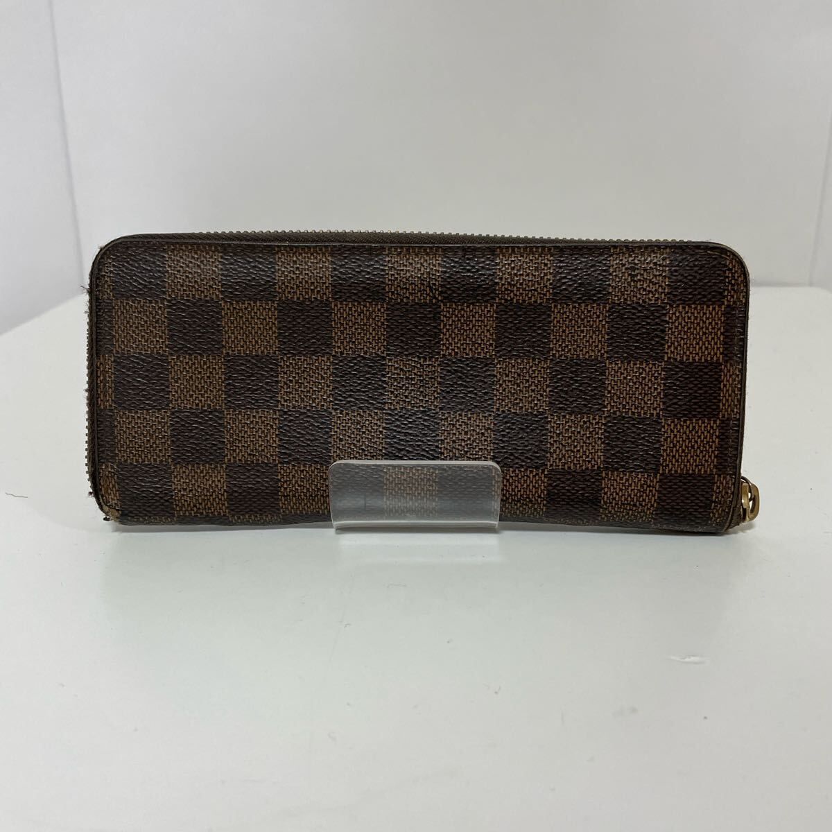 LOUIS VUITTON ルイヴィトン ポルトフォイユ クレマンス ダミエ エベヌ スリーズ 長財布 中古
