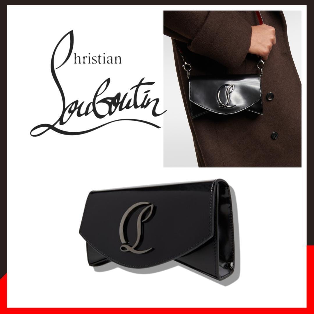 ○★新品 未使用 Christian Louboutin ルビ ミニショルダー ブラック 2WAYショルダーバッグ（クリスチャンルブタン）○●