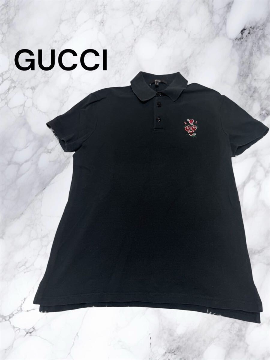 グッチ ポロシャツ ① C (やや傷や汚れあり)】グッチ GUCCI 493117-XJAN3 Tシャツの古着