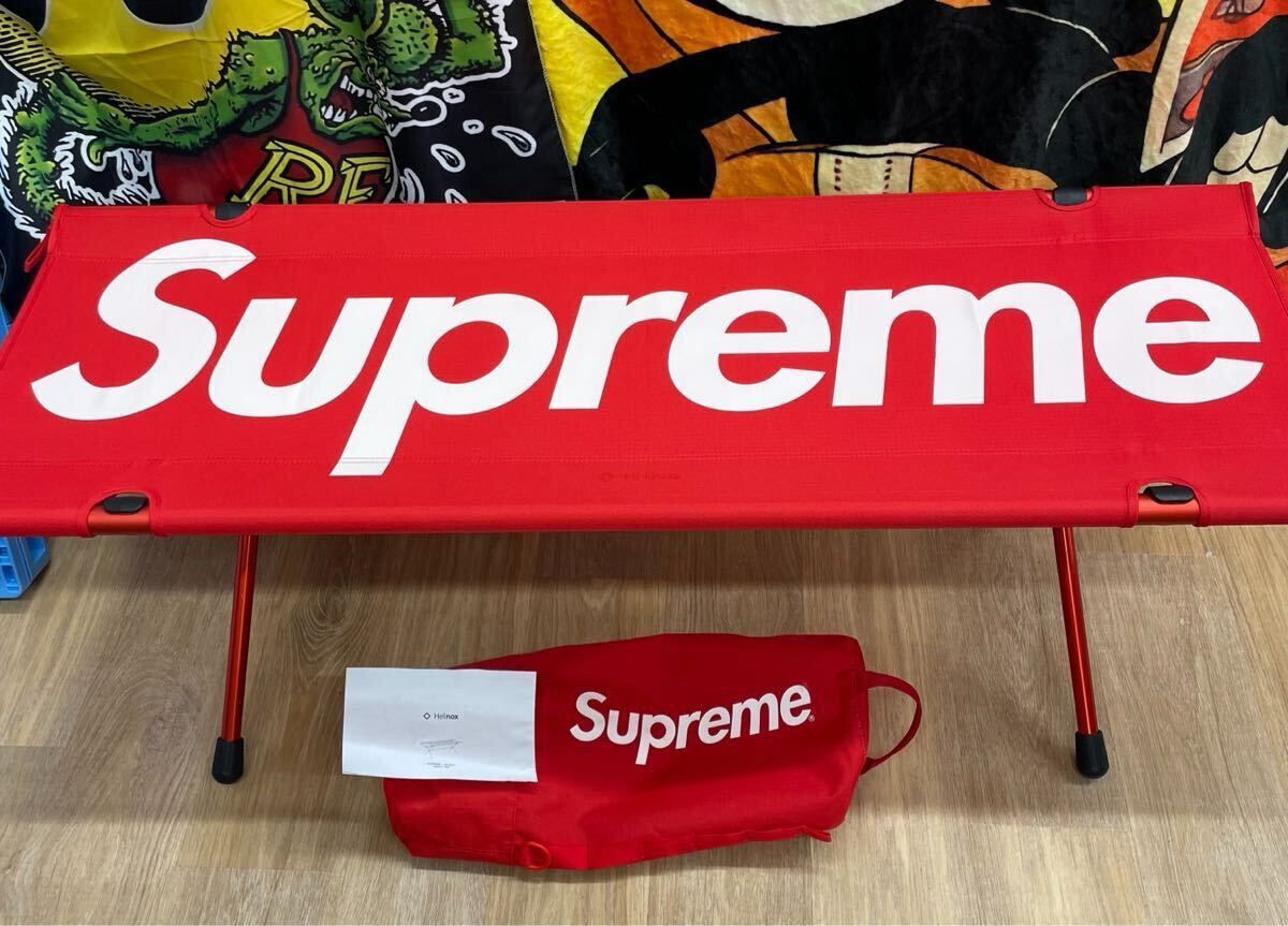 SUPREME (シュプリーム) 22ss Helinox Bench One Red ヘリノックス 折り畳みベンチ 椅子 レッド