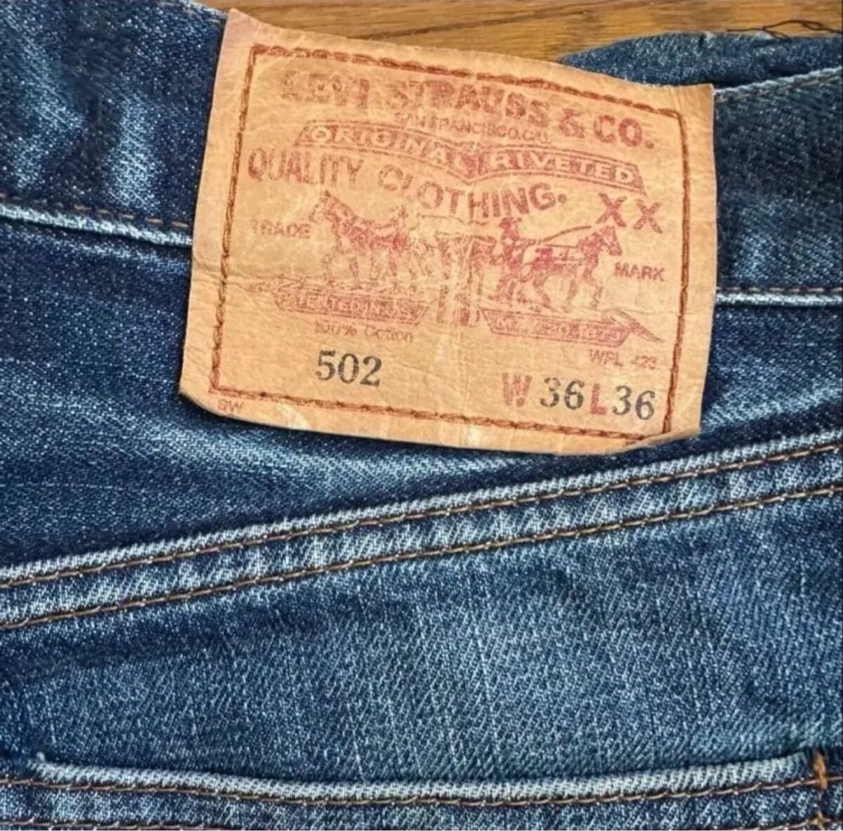 Levi's 502xx 復刻 W36 L36 90s 日本製 ビッグE