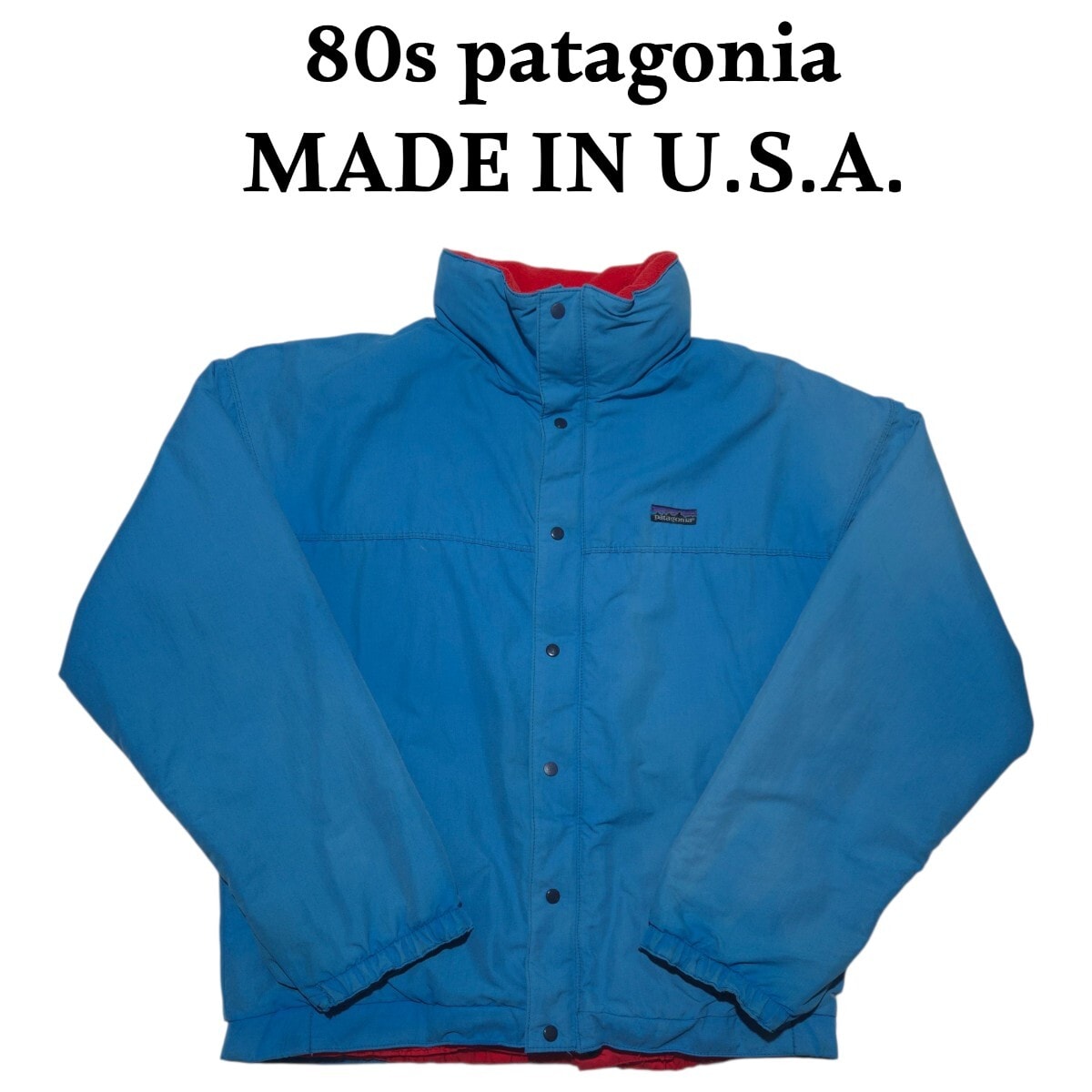 D (傷や汚れあり)】80s patagonia USA製 シェルドシンチラ