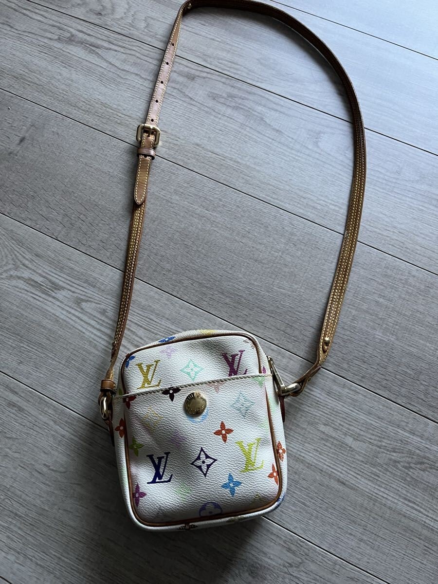 WACKO MARIA Leather Drawstring Bag 