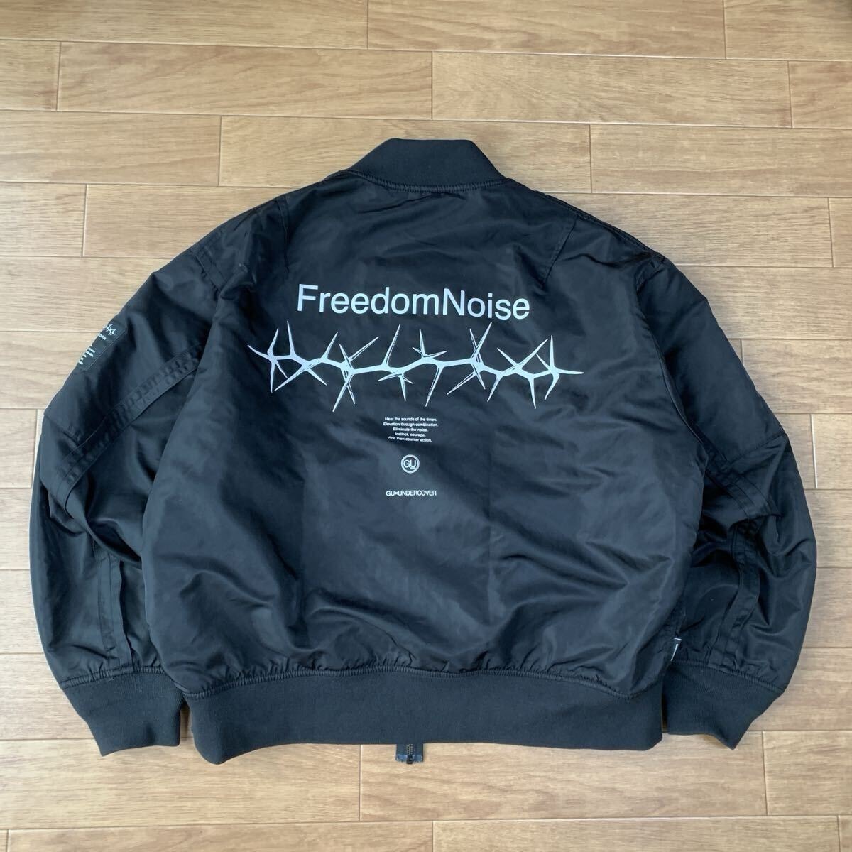 目立った傷や汚れなし】希少 Gu undercover MA-1 ボンバー
