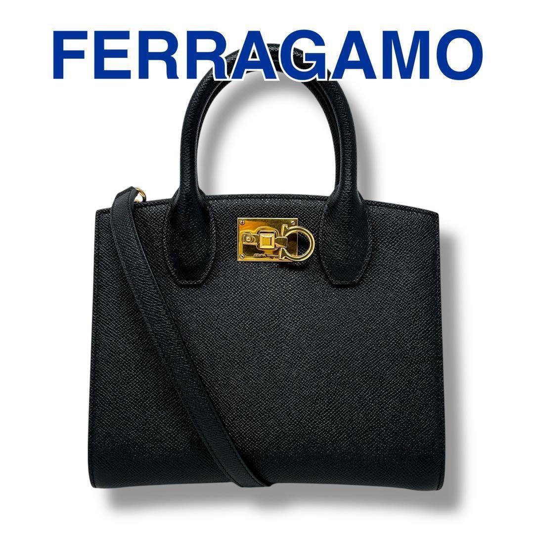 A (未使用に近い)】フェラガモ Ferragamo ハンドバッグ スタジオ