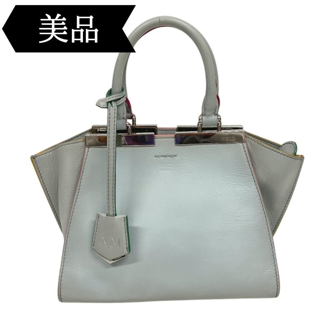 ◇フェンディ◇8BH333/レザー/プチトロワジュール/ハンドバッグ/カバン