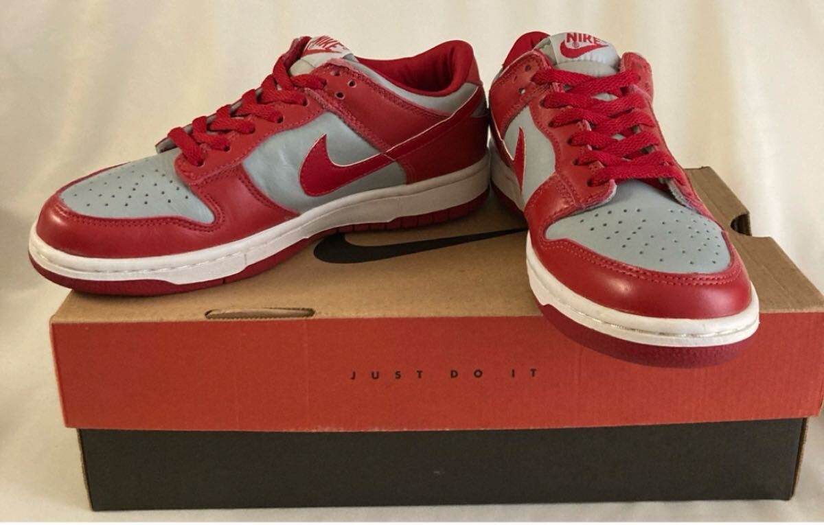 【未使用】箱付き24.5㎝デッドストック NIKE DUNK LO VARSITY RED