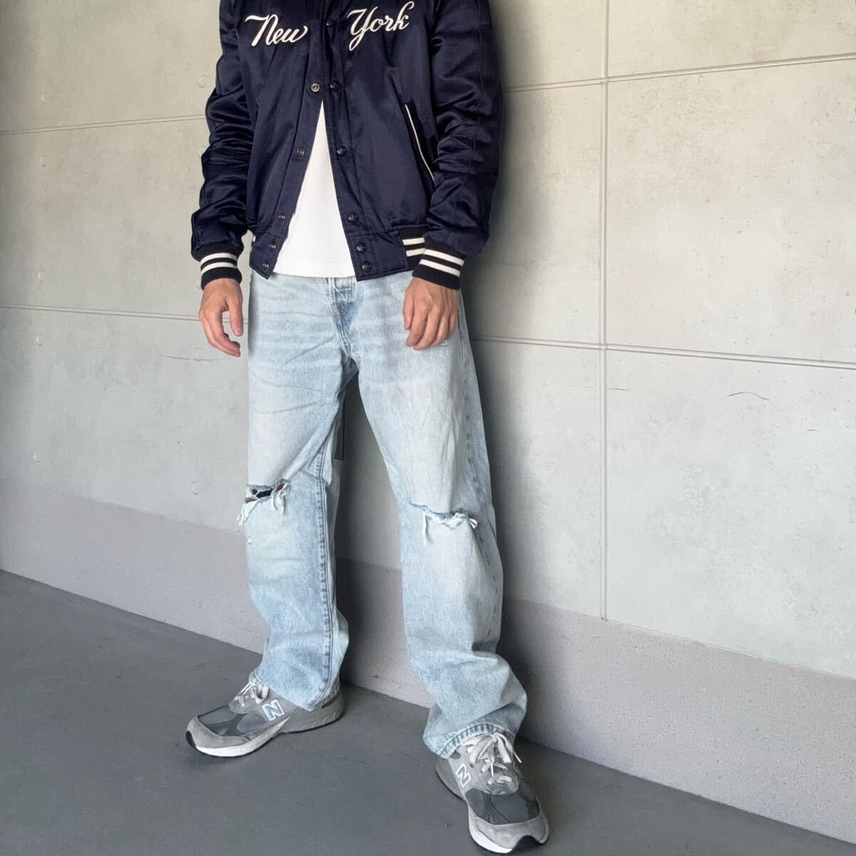 未使用に近い】【美品】New Balance WR993GL USA グレー 26.5cmの古着 