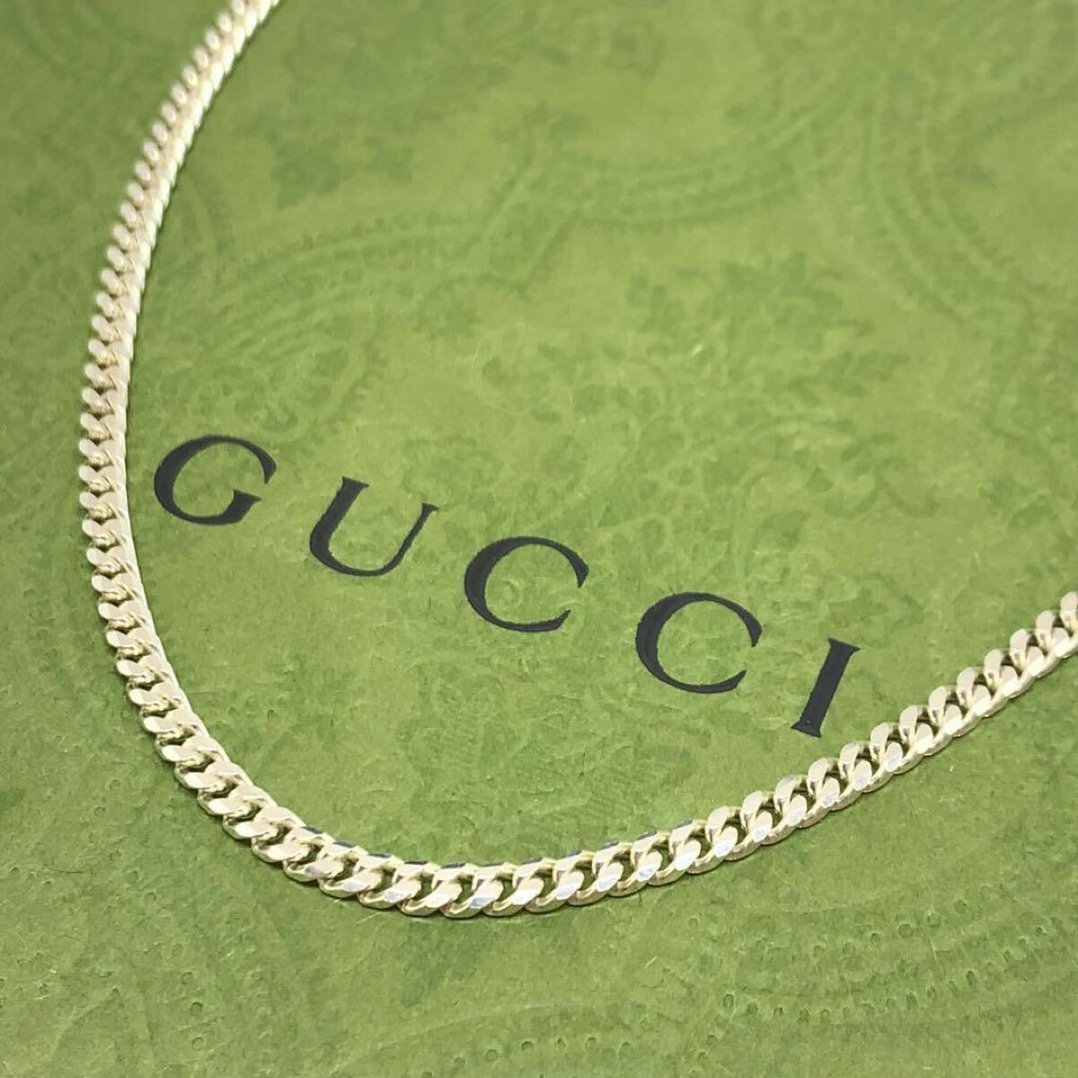 美品 GUCCI 3ミリ 中太喜平チェーンネックレス 極美品‼️GUCCI 3ミリ 