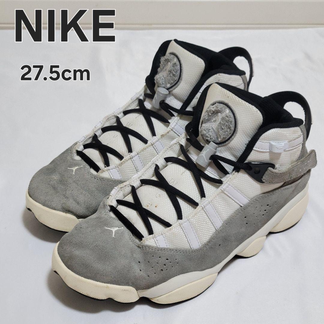 NIKE AIR JORDAN 6 RINGS スニーカー 27.5cm ナイキ エアジョーダン6 リングス グレー