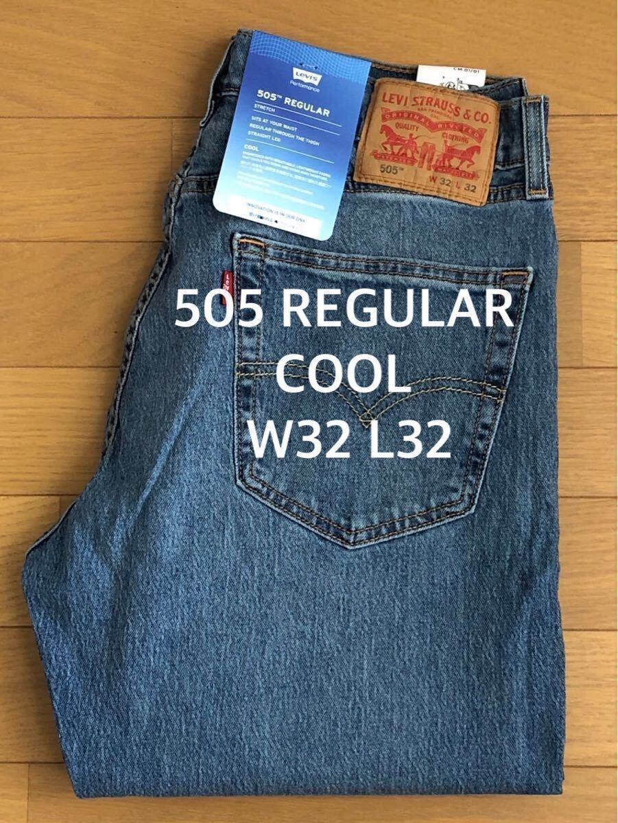 Levi's 505 REGULAR MEDIUMINDIGO COOL W32 L32