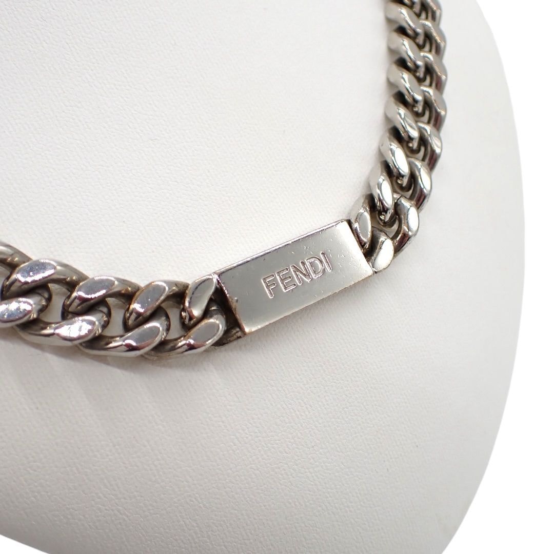 B (目立った傷や汚れなし)】Fendi フェンディ ネックレス シルバー