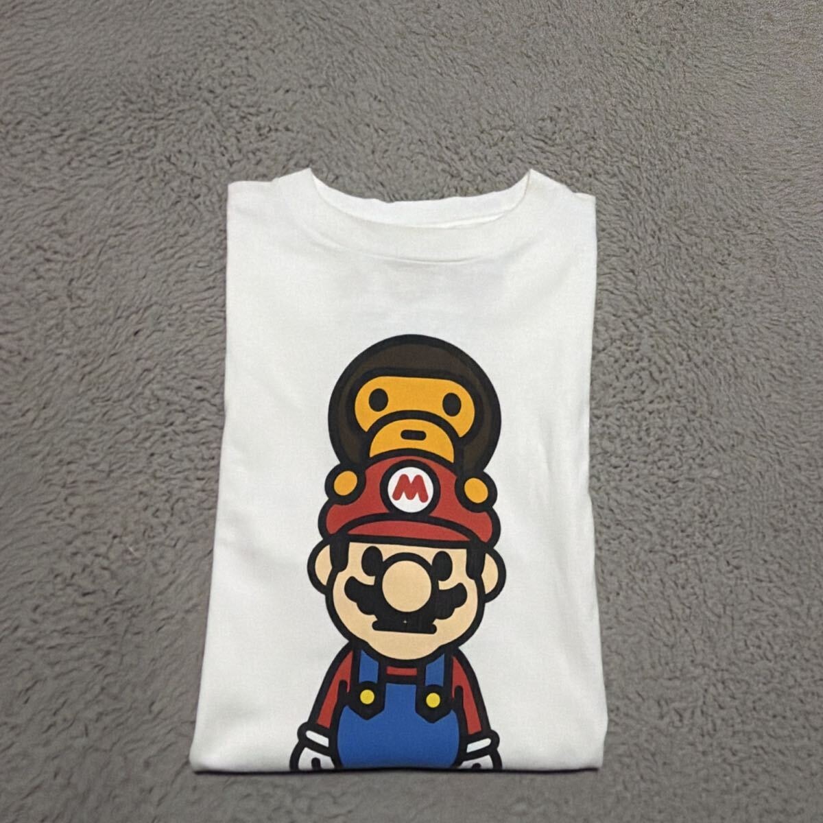 B (目立った傷や汚れなし)】A BATHING APE BAPE MARIO BABY MILO t 