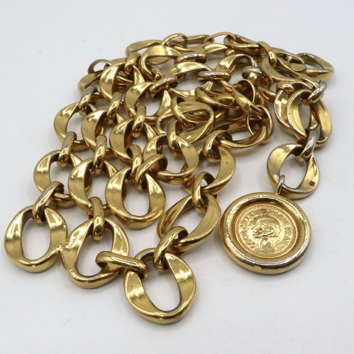 CHANEL 美品　シャネル　ココマーク　ゴールド　ベルト　ヴィンテージ