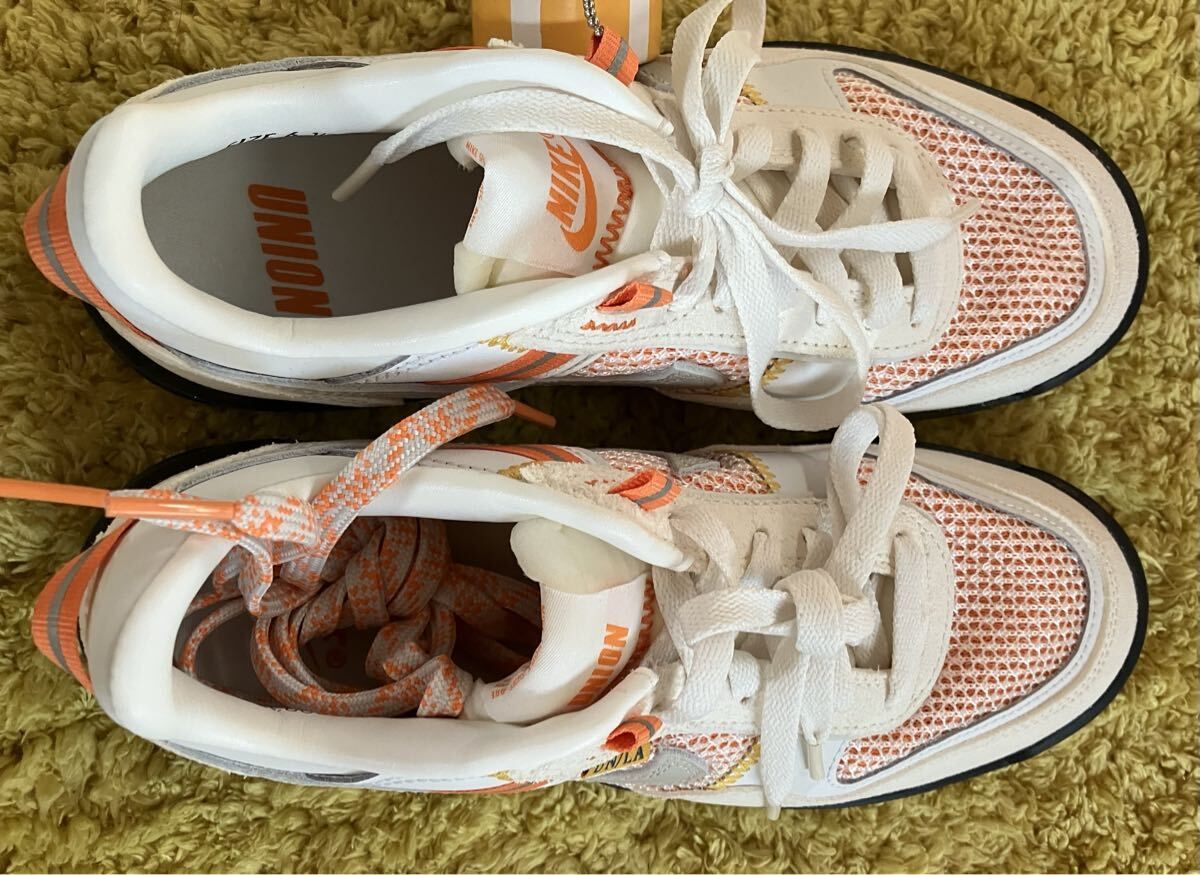 Nike x Union LA Cortez Light Smoke Grey/Orangeスニーカー ナイキ　オレンジ24.5ユニオンロサンゼルス