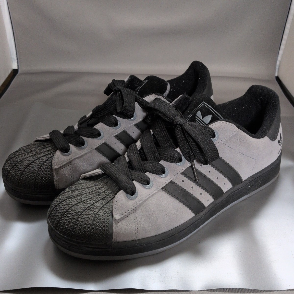 【割引】adidas アディダス★SUPERSTARⅡ スーパースターⅡ★グレー＆ブラック★28センチ