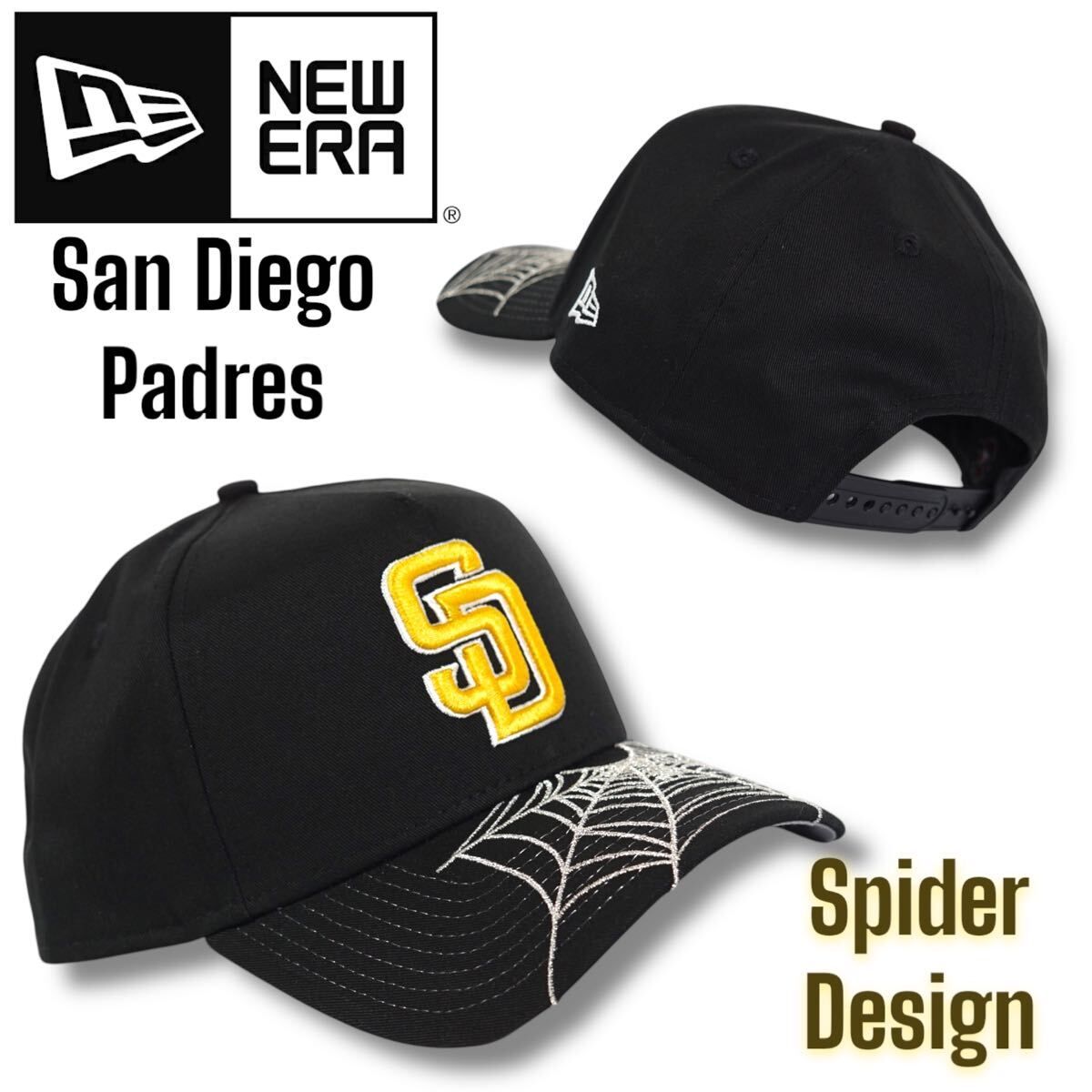 ◆日本未発売◆NEWERA San Diego Padres 9FORTY Spider Cap / ニューエラ サンディエゴ　パドレス　ダルビッシュ有　キャップ　タティスJr