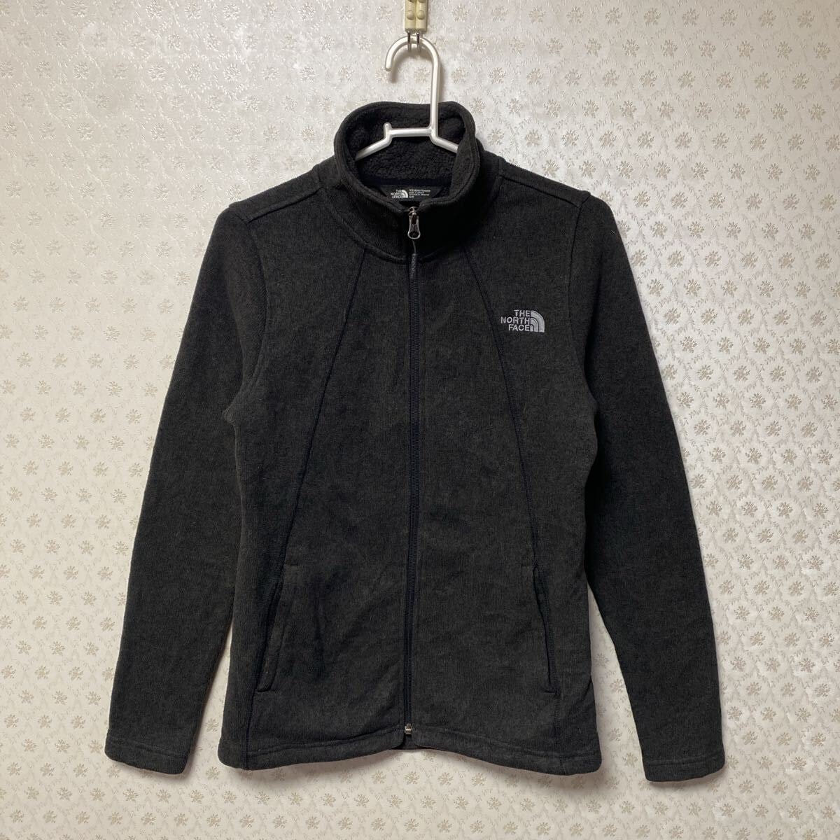 ザノースフェイス レディース フリースジャケット Sサイズ　チャコールグレー 裏起毛　 THE NORTH FACE