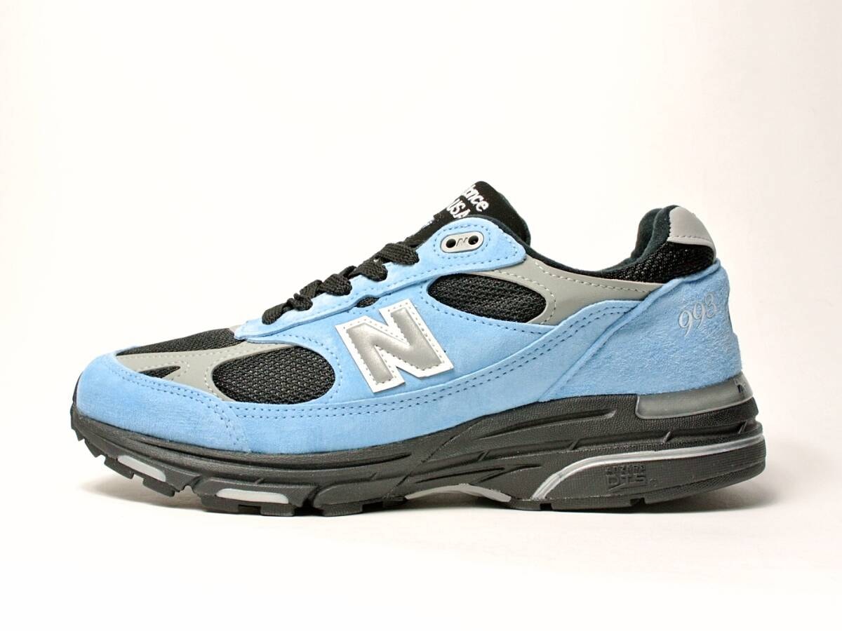 定価6千円OFF！完売モデル新品【ニューバランス】US9D(27cm)・U993BB・スエード・ライトブルー・メイドインUSA・MR993GL/MR993BK/MR993NV