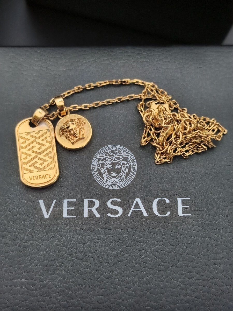 C (やや傷や汚れあり)】ヴェルサーチ VERSACE メデューサ サークル