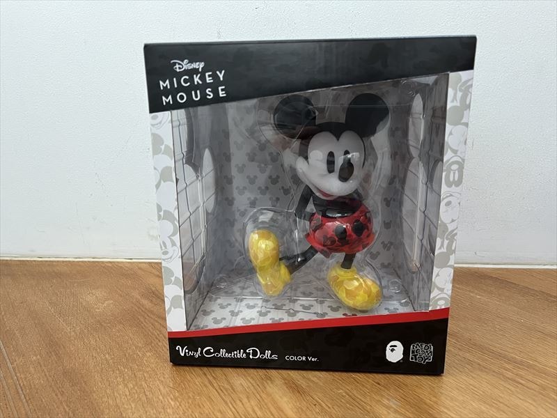 新品未開封 VCD BAPE MICKEY MOUSE ミッキーマウス A BATHING APE メディコムトイ アベイシングエイプ Vinyl Collectible Dolls Disney