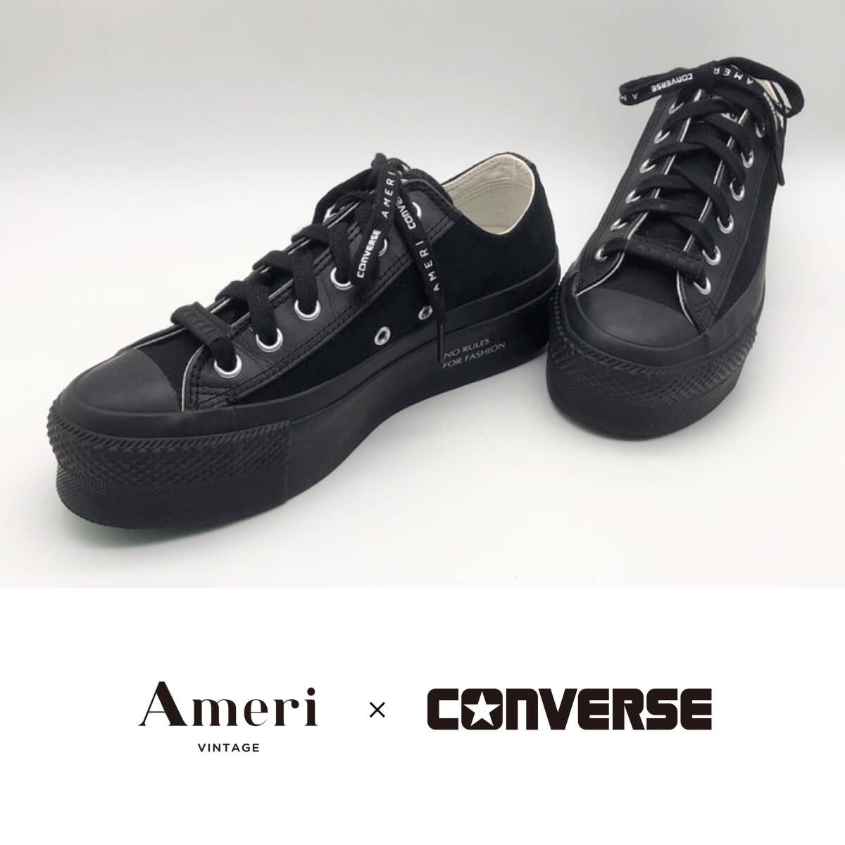 Ameri VINTAGE CONVERSE 未使用 新品 コンバース ALL STAR LIFTED OX 美脚 厚底ソール アメリビンテージ アメリヴィンテージ サイズ24.5