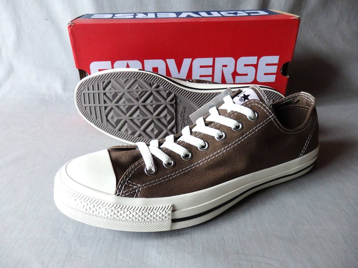 29cm！新品◆CONVERSE ALLSTAR WORKSTITCHING OX◆US10.5(29cm)BROWN◆サーフィン/スケートボード/スノーボード/BMX