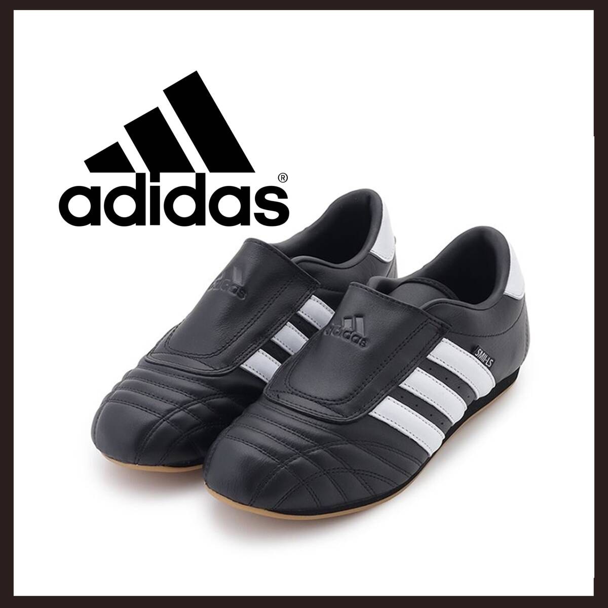 ●○新品 未使用 アディダス テコンドーW スニーカー ブラック 25cm【adidas】スリッポン フラットフォームシューズ○●