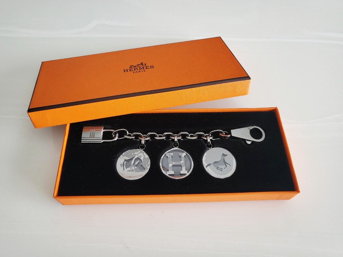 【新品未使用】エルメス ブルロック チャーム アミュレット4 チェーン