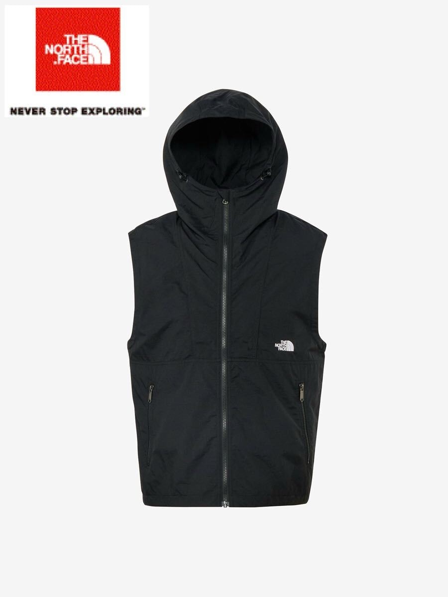 THE NORTH FACE Compact Hooded Vest Black ザノースフェイス コンパクト フーデッド ベスト（ユニセックス）ブラック／黒 NP22635-K／XXL