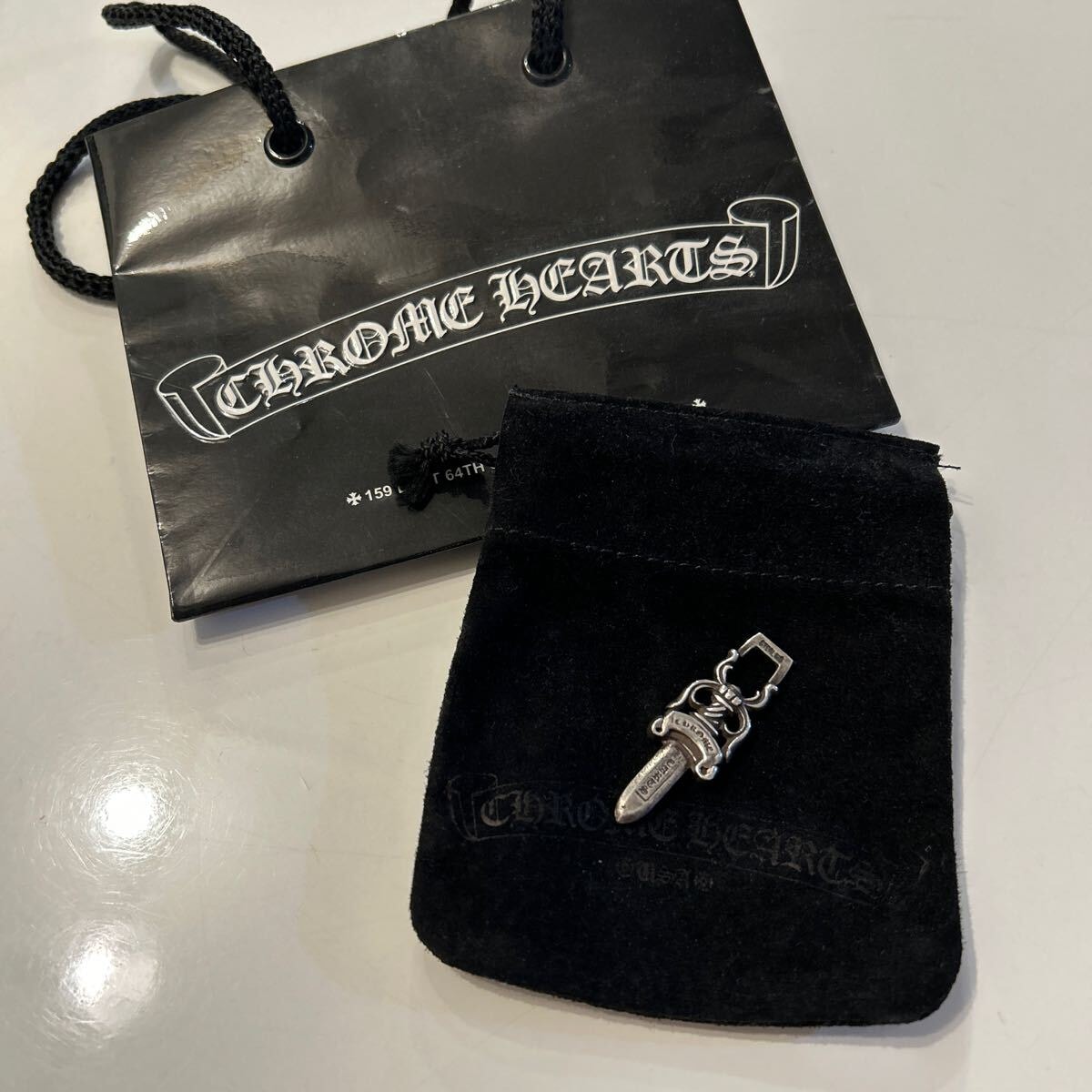 CHROME HEARTS クロムハーツ ダガー ネックレス ギャランティー原本