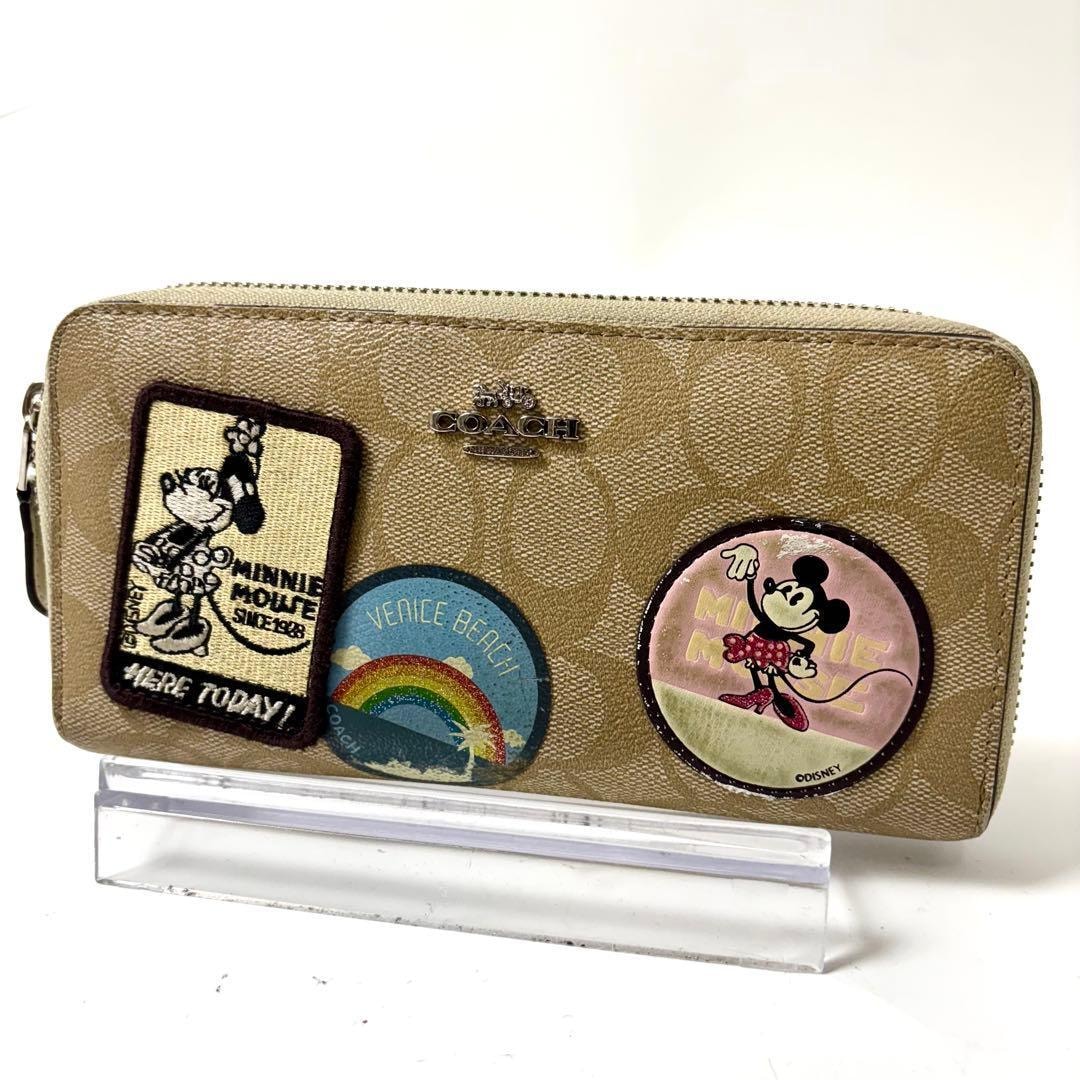 コーチ　長財布　ディズニーコラボ　1 F29380