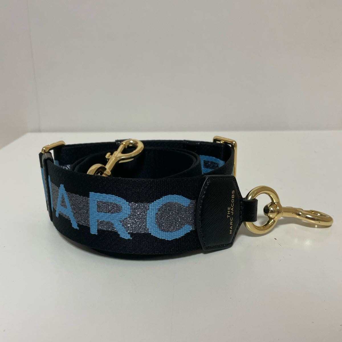 MARC JACOBS マークジェイコブス ショルダーストラップ ベルト ニューブルー マルチ 中古