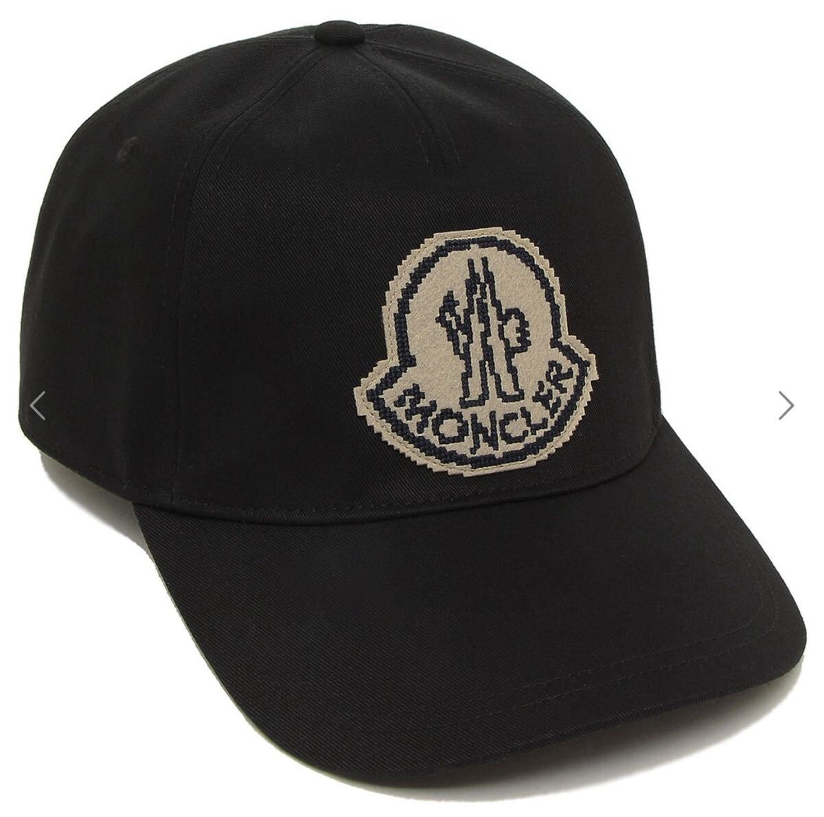 「新品未使用 MONCLER モンクレール ロゴ キャップ 帽子 タグ付き」 