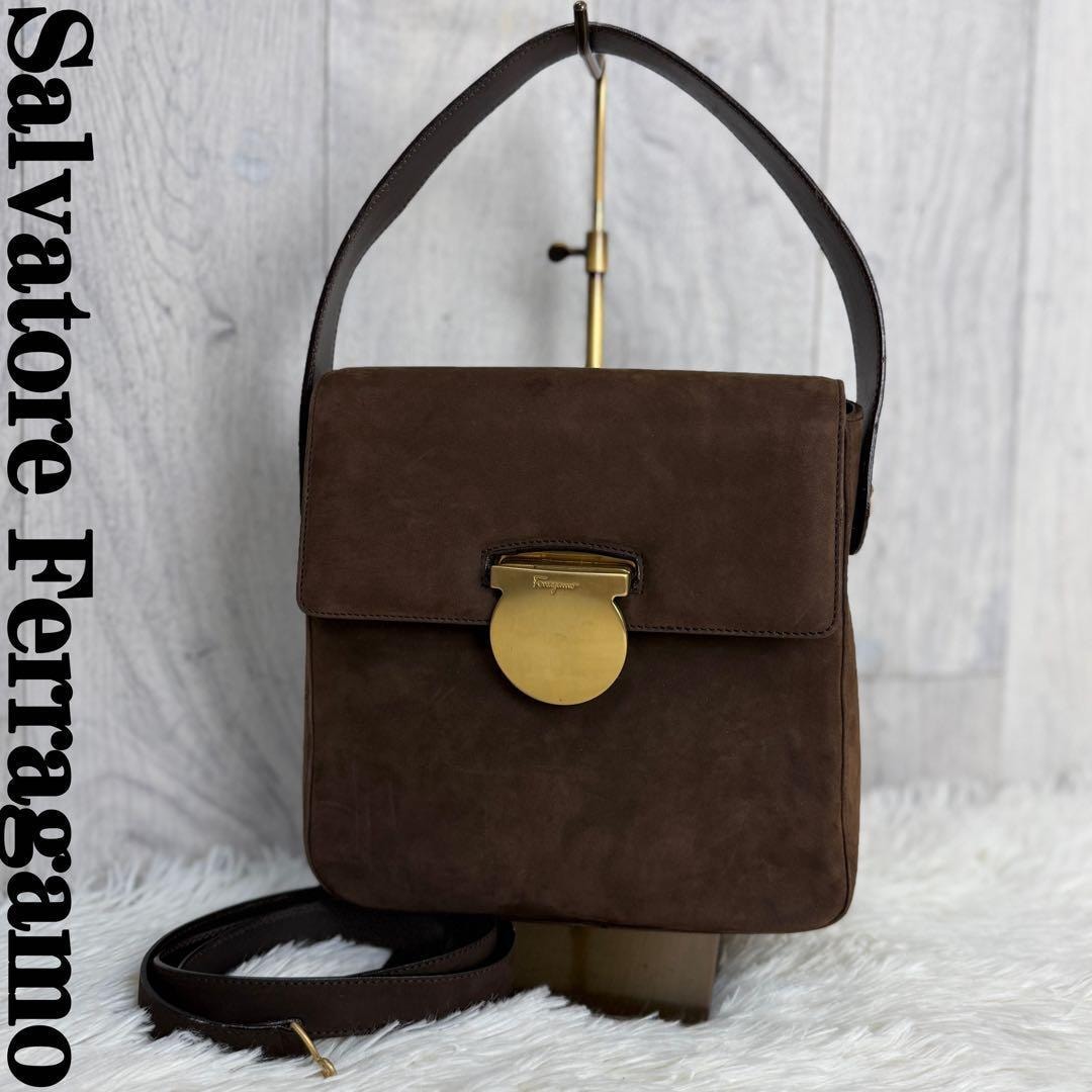 目立った傷や汚れなし】希少 ガンチーニ スエード仕様 Salvatore