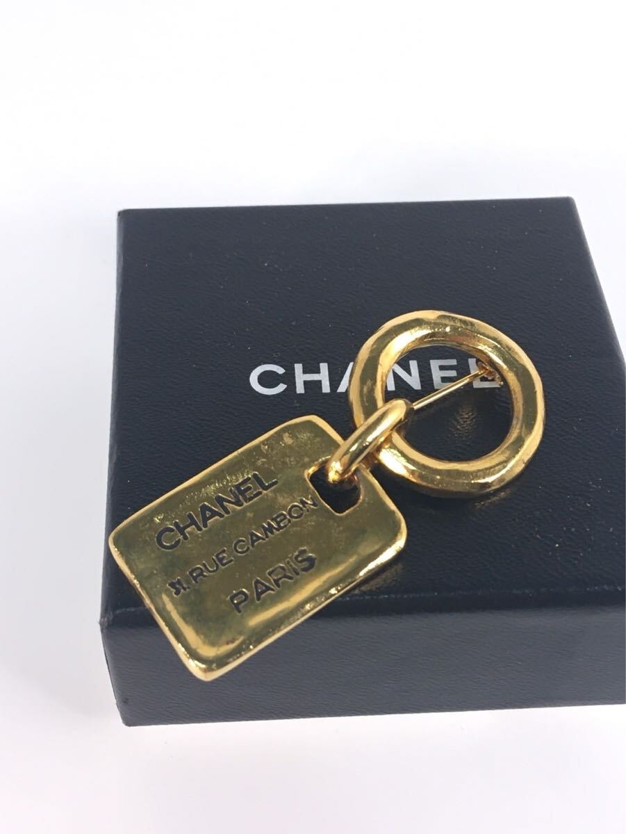 D (傷や汚れあり)】シャネル CHANEL カンボンプレート ブローチ D (傷や汚れあり)】シャネル CHANEL カンボンプレート ブローチ