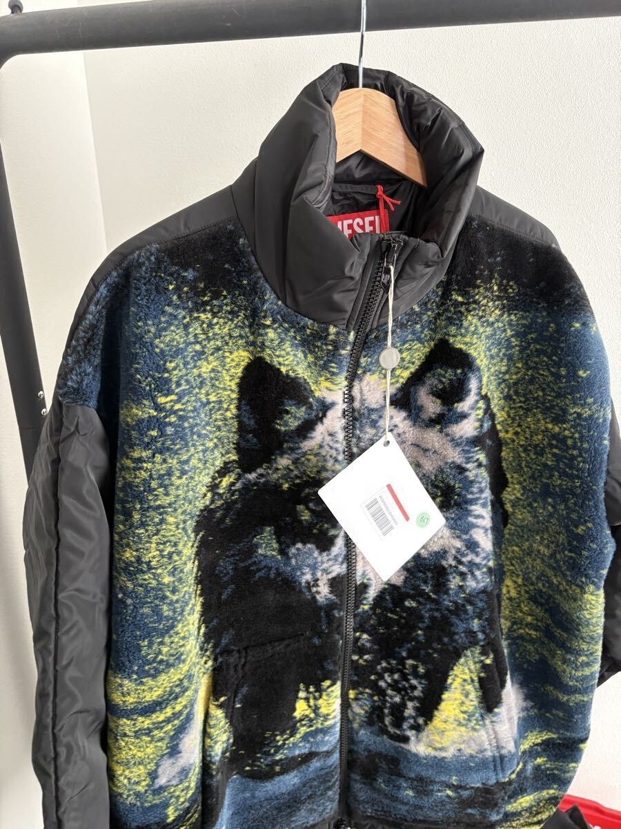Diesel x Thug Club Thugjack Hooded Jacket In Faded Denim 