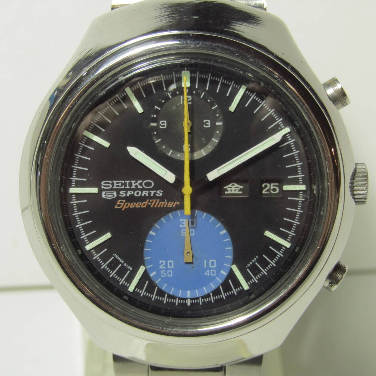 SEIKO セイコー ５スポーツ スピードタイマー 6138－0020　70年代オリジナル　確認調整済み